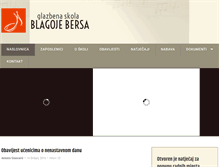 Tablet Screenshot of glazbena-skola-zadar.hr